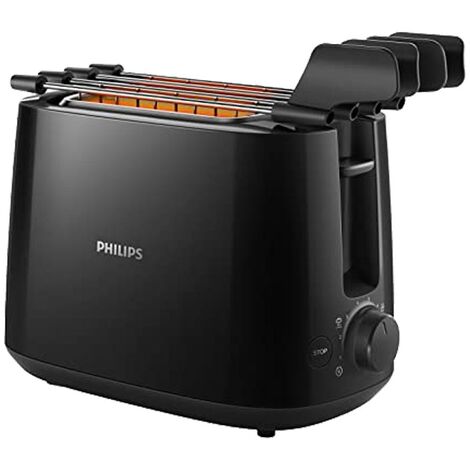 Philips HD2583-90 Daily Collection Tostapane con Pinza per Sandwich 600W Nero