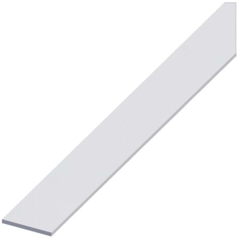Alfer Profilo Barra Piatta Alluminio Argento Satinato Mm. 20X2 Mt. 2 - 5 Pz