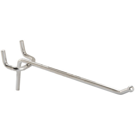 Gancio Per Pannelli Portautensili In Ferro Zincato Cm. 12 - 100 Pz (1/2)