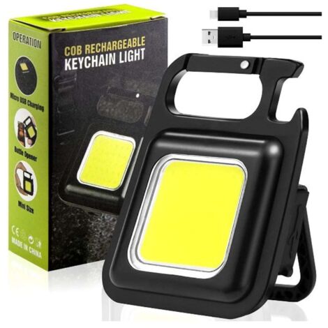 TIANXUAN Mini Torcia LED Portachiavi Impermeabile - Ultra Leggera E Compatta, Luce Ad Alta Luminosità