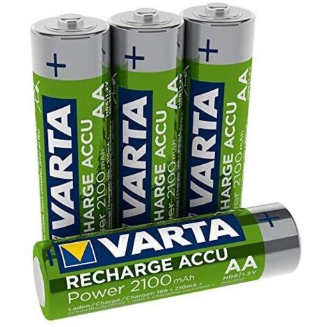 Batteria Stilo Aa Ricaricabile 2100Mah Conf.Blister 4Pz Varta (1/5)