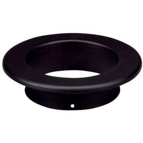 Save Fumisteria Rosone Plus 15cm Verniciato Nero Opaco