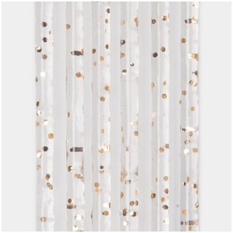 Tenda In Pvc Glitter Luxor Cm. 140X240 Col. Argento (1/2)