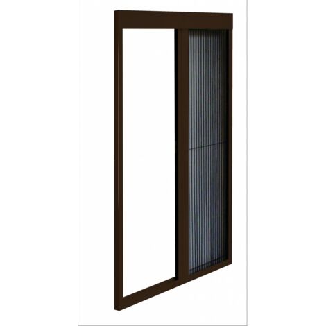 Zanzariera Irs Opera Pliss 120X240 Cm Orizz. Marrone