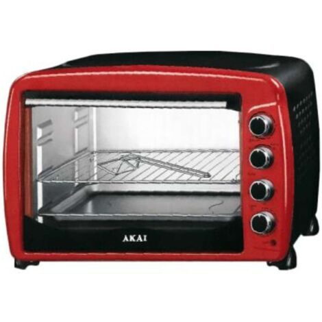 Akai Forno Elettrico 65L Rosso Nero