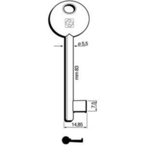 Chiavi Silca Patent Bon-P/Disp 6P2D Bz - 5 Pz