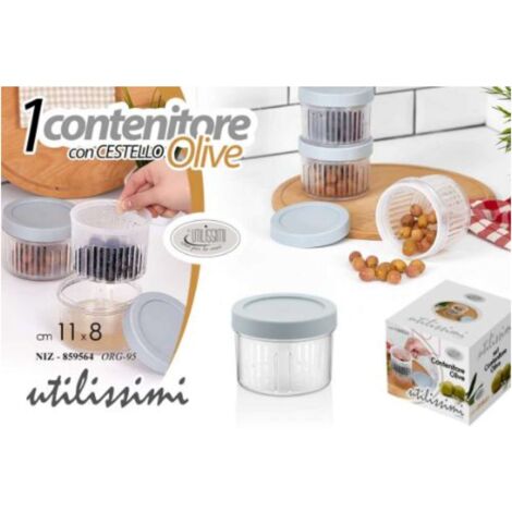 2 Litre Adult Food Storage Container, Transparent, 20 x 9.5 cm
