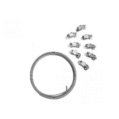 1 Set Di Fascette Stringitubo – Nastro A Due Fori, In Acciaio A U - Foto 6