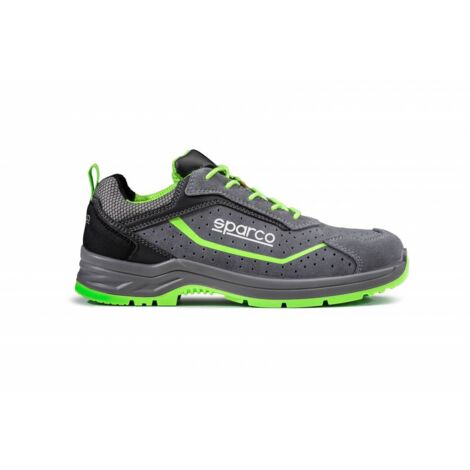 SPARCO SCARPE FELIX S1P GRIGIO VERDE FLUO TG 42
