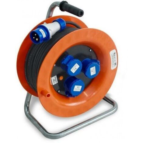 Rosi AVVOLGICAVO ELETTRICO INDUSTRIALE 4001cavo mt.30 3P 16A 2P+E 400V IP44