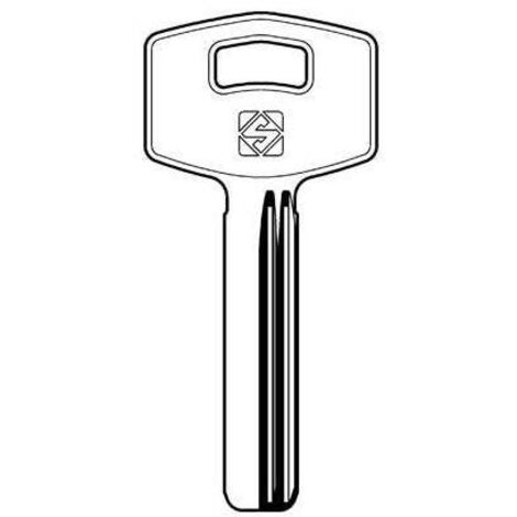 CHIAVE PUNZONATA GRIFO GF1 SILCA - OTTONE NICHELATO - 5 pezzi
