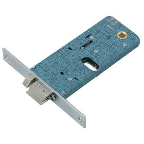 SERRATURA METALLO INFILARE ELETTRICA 388 OMEC - B.Q NICH F.MM 16 F.OVALE M1+SCR H.MM 64 E.MM 60 - 1 pezzo