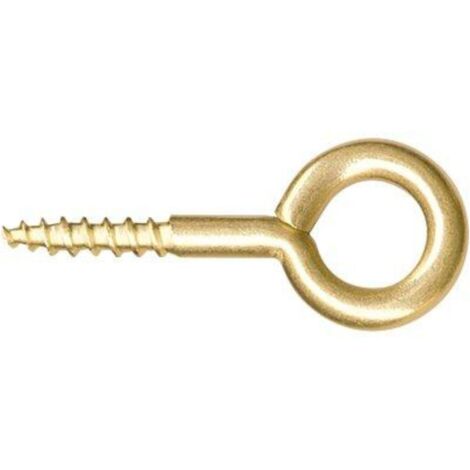 OCCHIOLO A VITE OTTONE PUCCIONI - MOD 14X25 MM 4X10X2,0 CF=PZ 200 - 1 confezione