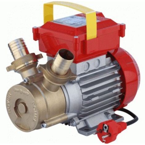 ELETTROPOMPA TRAVASO OTTONE CE ROVER - 35 VOLT 230 WATT 800 LT/H 4500 H.MAX MT 20 MM 35 - 1 pezzo