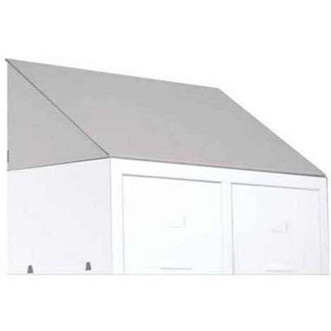 TETTO X ARMADIO SPORCO PULITO INCLINATO PROMETAL - VERN GRIGIO POSTI 2 MM  680X500 - 1 pezzo