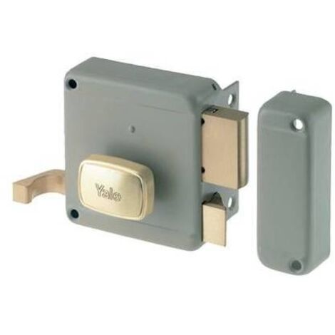 SERRATURA LEGNO APPLICARE 620 YALE • C.STACCATO M2+TIRANTE+POMOLO E.MM 70 DX