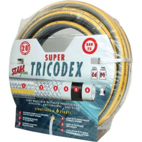 TUBO IRRIGAZIONE MAGLIATO SUPER TRICODEX STARS - MM 19 3/4 MT 15 - 1 pezzo