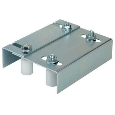 PIASTRA GUIDA CANCELLO 462 COMBI - ZINC REGOLABILE MM 149/197X220 S.CANC MM 102/107 - 1 pezzo (1/3)