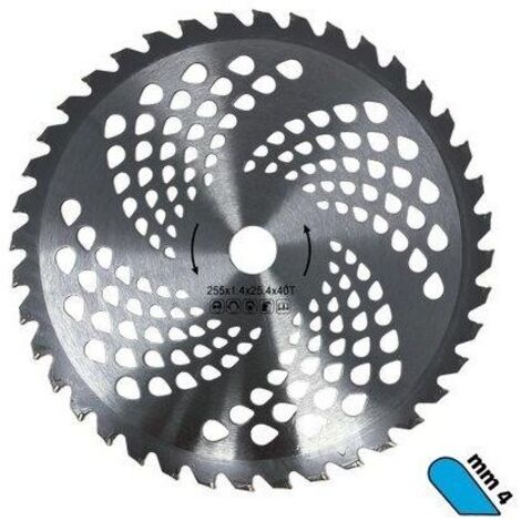 disco per decespugliatore al tungsteno professionale 255mm