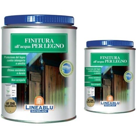 Finitura acqua lineablu sayerlack hf2040 trasparente satinato ml 750