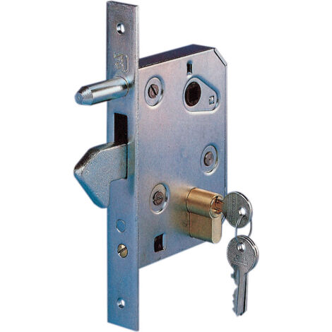 Serratura Infilare A Gancio Per Cancelli Scorrevoli Art.350.60 - mm.60 (350.60) (1/2)