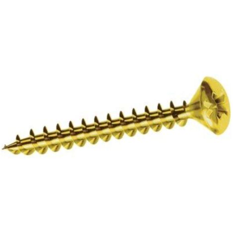 VITE TRUCIOLARE TSC OTTONATA PANELVIT MUSTAD - CAVA PZ FILETTO INTERO 3,5X25 CF=PZ 500 - 1 confezione