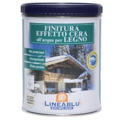 FINITURA CEROSA ACQUA LINEABLU SAYERLACK - HI2310 TRASPARENTE AMBRATO ML 750 - 1 pezzo (1/4)