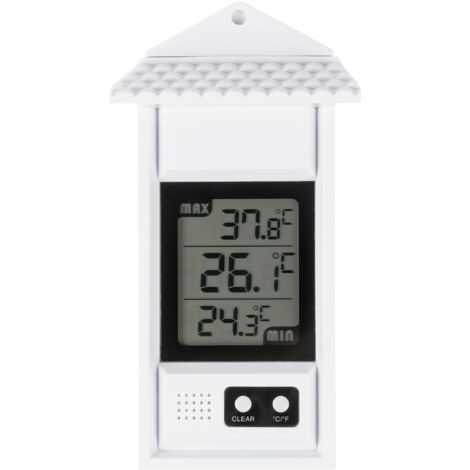 TERMOMETRO DIGITALE THERM06 VELAMP - PP BIANCO -10/+50°C CM 6,0X17,0 - 1 pezzo (1/5)