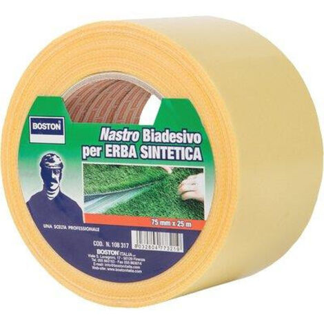 NASTRO PRATO ERBA SINTETICA BIADESIVO BOSTON - MM 75 ML 25 - 1 pezzo (1/6)