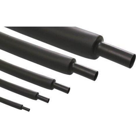 GUAINA TERMORESTRINGENTE - NERO MM  6,4-3,2 CF=MT 12 - 1 confezione