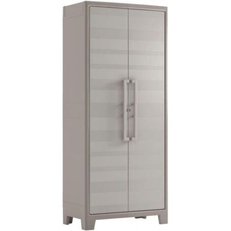 ARMADIO MULTISPACE IMPERMEABILE GULLIVER KETER - PPL SABBIA BEIGE 2 ANTE CM 80X44 H.CM 182 - 1 pezzo