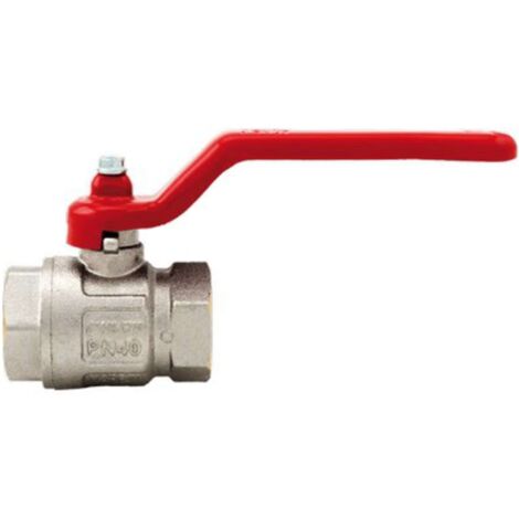 VALVOLE SFERA TOTALE + LEVA FF IDEAL 090 ITAP - OTTONE NICHELATO 1"1/4F - 1 pezzo