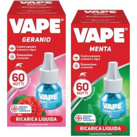 vape ricarica liquida offerta RICARICA LIQUIDA ZANZARE VAPE MAGIC