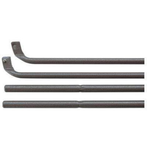ASTE X SERRATURA ESTERNE 91/01 CR - VERNICIATE CURVE TRIPLICI MM 18 CF=PZ 2+2 - 1 confezione (1/5)