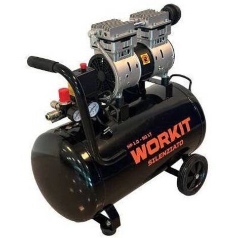 COMPRESSORE AC SILENZIATO WORKIT - SECCO LT 50 HP 1,0 - 1 pezzo
