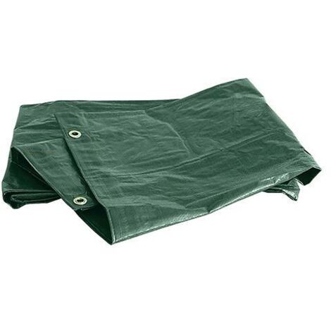 TELONE OCCHIELLATO PVC VERDE EFFE - GR/MQ 280 MT 3X4 - 1 pezzo