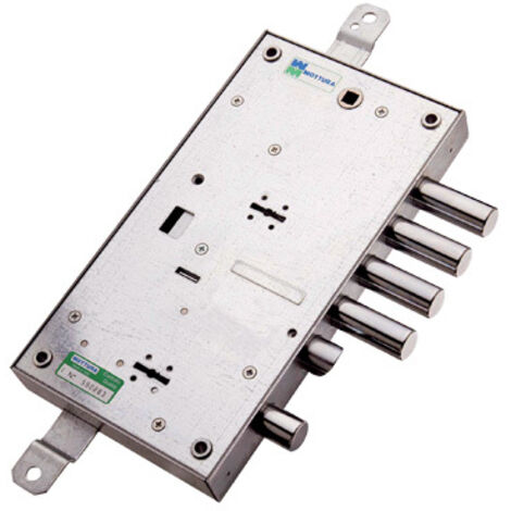 SERRATURA METALLO APPLICARE 54595 MOTTURA - DM+DM M4 TRIPL+SCR IP.MM 28 E.MM 63 DX - 1 pezzo