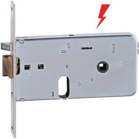 SERRATURA METALLO INFILARE ELETTRICA 551 ISEO - B.Q ZINC F.MM 16 F.OVALE SCR H.MM 76 E.MM 60 - 1 pezzo (1/3)