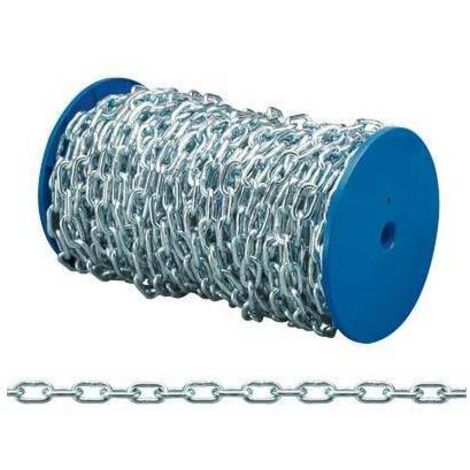 CATENA GENOVESE KRONE AREF - BOBINA PLT N° 24=MM 6,5 MT 25 - 1 pezzo
