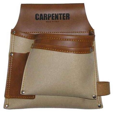 borsa carpentiere con portamartello con due tasche (1/2)