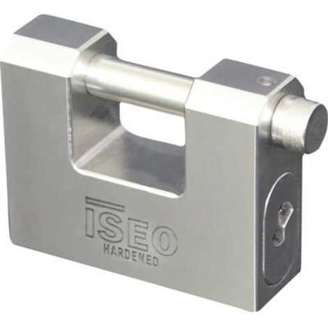 LUCCHETTO ANTISCASSO CLARUS ISEO - ACCIAIO CARBONITRURATO CHIAVI 3 MM 84 - 1 pezzo (1/2)