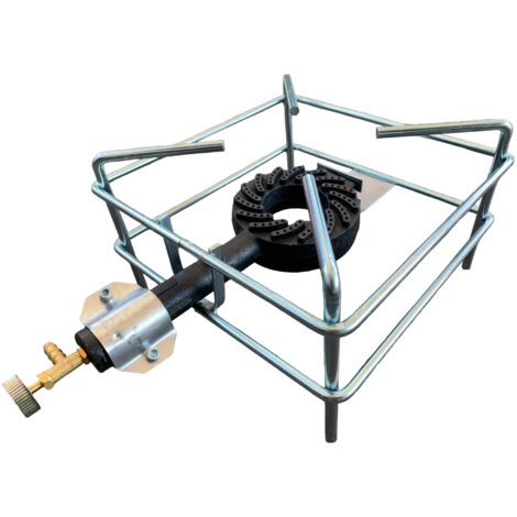 FORNELLONE A GAS 'FOX' cm 30 x 30 - bruciatore 3,5 kw (1/3)