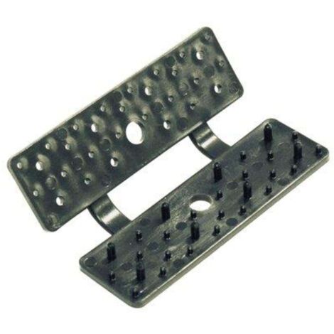 CLIP BOTTONE LEGARETE OMBRA RETTANGOLARE ITALIA - CF=PZ 50 - 1 confezione