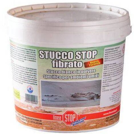 STUCCO STOP POLVERE DIXI - BIANCO FIBRATO KG 5 - 1 pezzo
