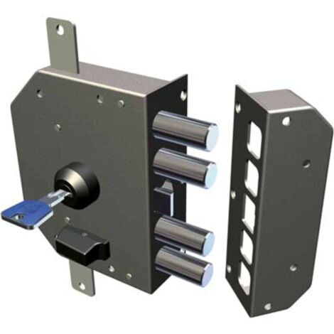 SERRATURA LEGNO APPLICARE 3250 K55/34 CR - C.EUROPEO M4 TRIPL+SCR E.MM 60 DX - 1 pezzo