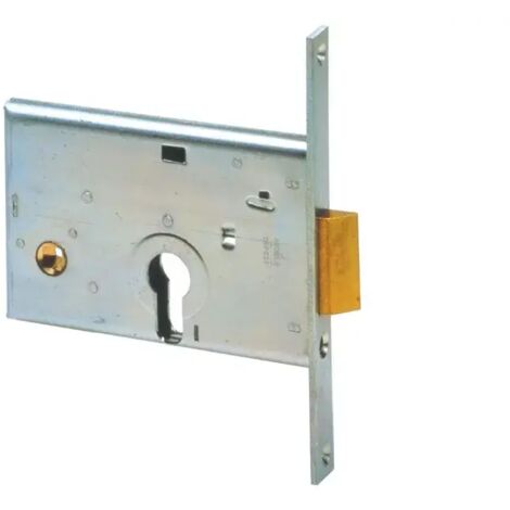 SERRATURA DA INFILARE PER ALLUMINIO ART. 44145 E58 front.mm 16 / inter.mm 48 (1/2)
