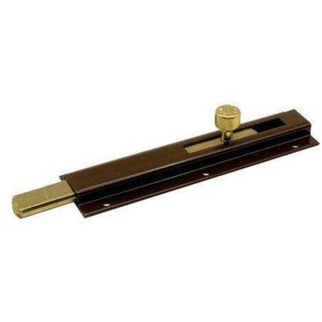 CATENACCIO VERTICALE RICOPERTO A FISSARE 34 IBFM - VERN. MARRONE PIASTRA LARGA MM 40 MM 6X16 CM 30 - 10 pezzi