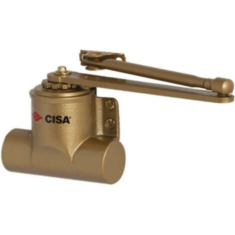CHIUDIPORTA A MOLLA 601 CISA - VERN ORO BRACCIO STANDARD  FORZA 4