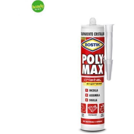 BOSTIK POLYMAX ORIGINAL EXPRESS BIPACK - TRASPARENTE GR 300 CF=PZ 2 (1/3)