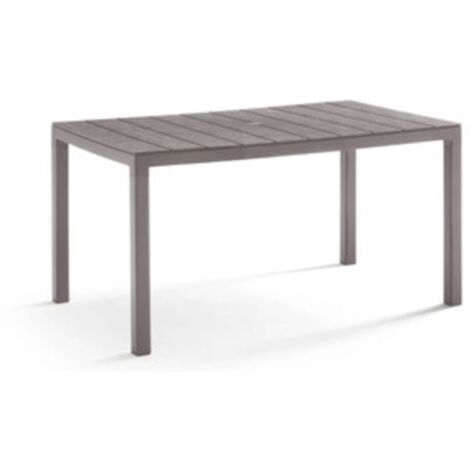 TAVOLO KING 146X86XH74CM TORTORA